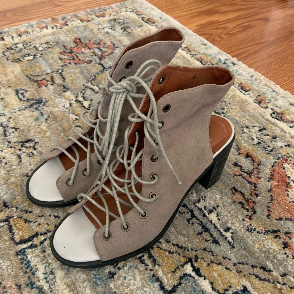Jeffrey Campbell by Free People lace-up heels